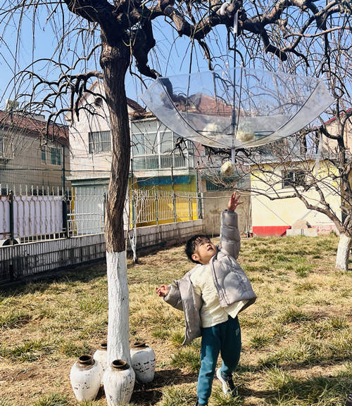 儿园开展户外活动之上肢锻炼活动AG真人平台淄博市淄川区实验幼(图1)